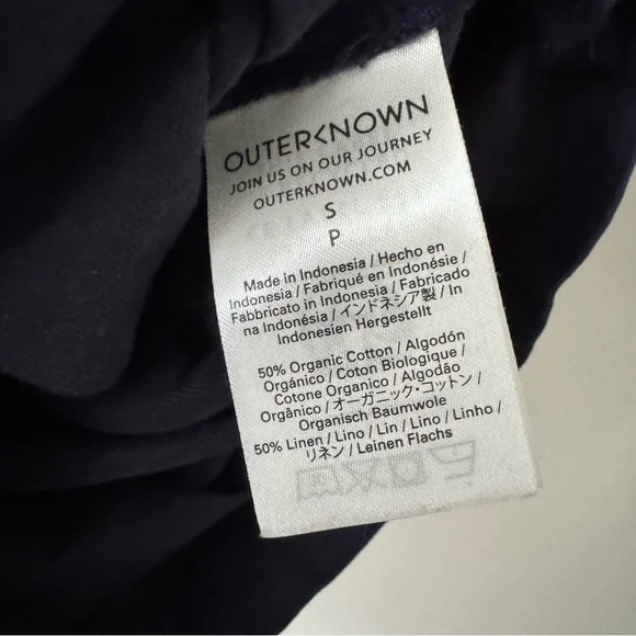Outerknown S.E.A. Shortall blue Jumpsuit linen cotton blend - Picture 7 of 10